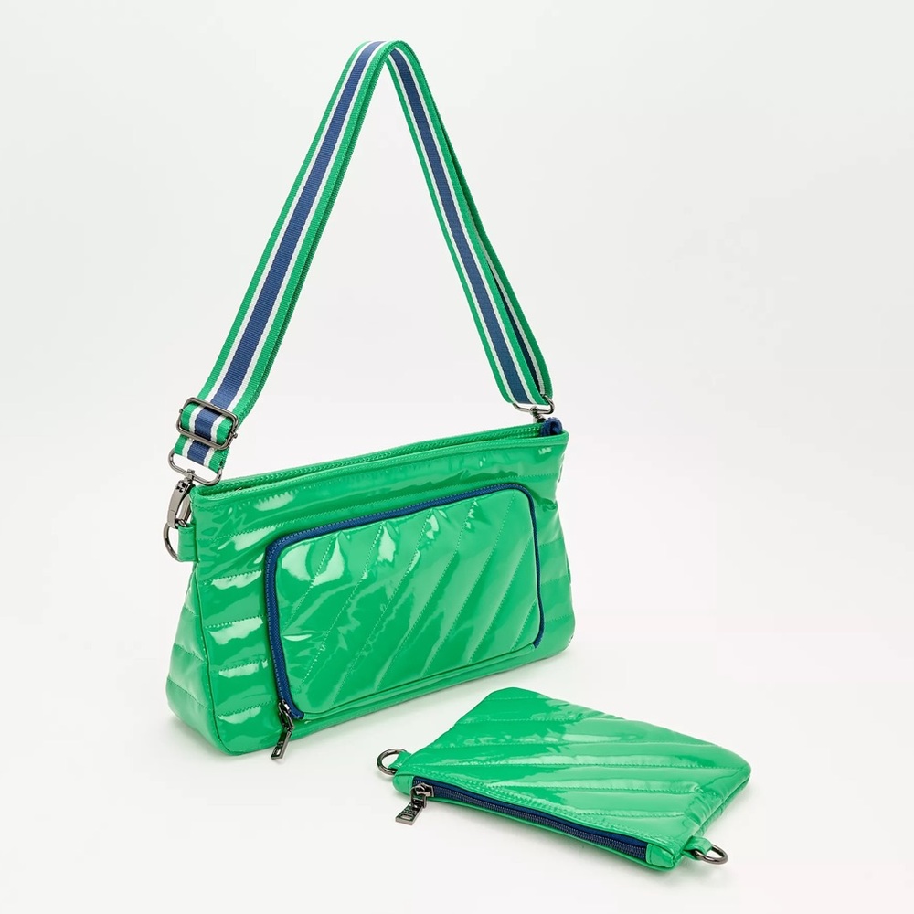 NWOT THINK ROYLN Bank Street Crossbody with Pouch Green